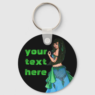 Lacy Belly Dancer Keychain