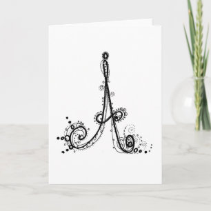 Lacy, élégante initiale illustrée à la main -Lettr