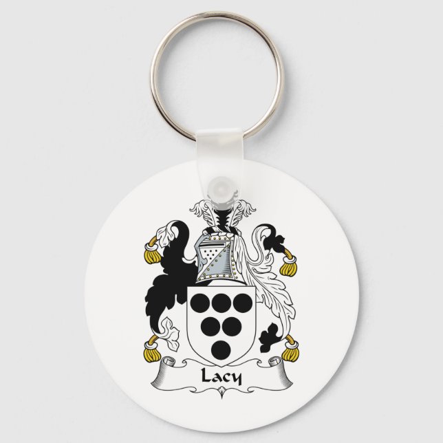 Lacy Family Crest Keychain (Front)