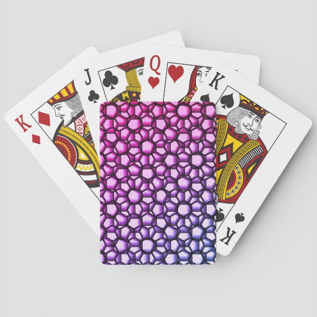 Lacy Geometric Art Playing Cards (Back)