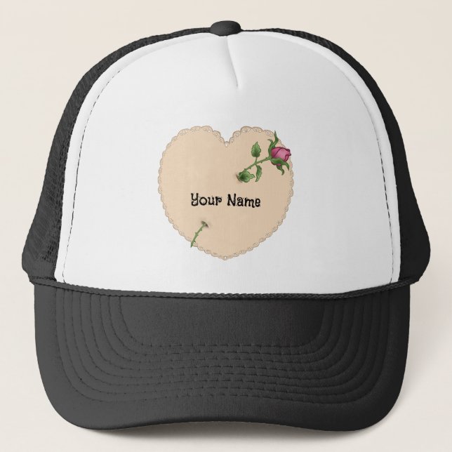 Lacy Heart Rose hats (Front)