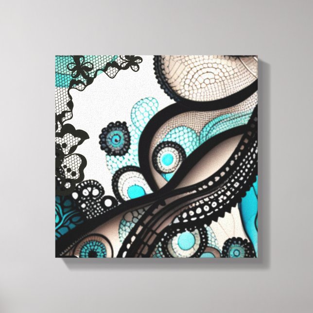 Lacy Lady Canvas Print (Front)