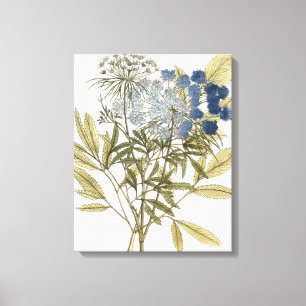 Lacy Leaves - Flowers and Greenery Canvas Print