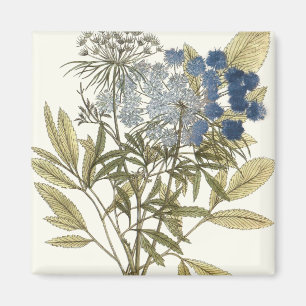 Lacy Leaves - Flowers and Greenery Magnet