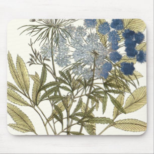 Lacy Leaves - Flowers and Greenery Mouse Pad