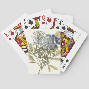 Lacy Leaves - Flowers and Greenery Playing Cards