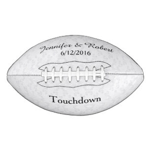 Lacy Look Wedding Custom Football