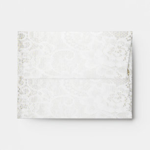Lacy Romance Mariage Élégante Enveloppe Invitation