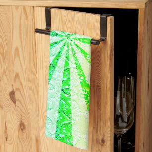 Lacy Sun Burst Kitchen Towel
