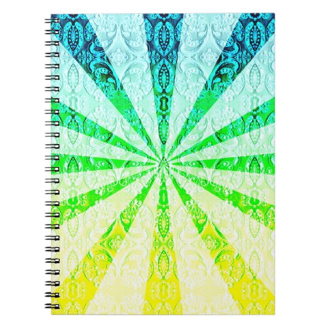 Lacy Sun Burst Notebook (Front)