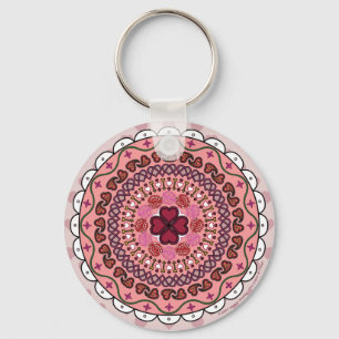 Lacy Valentine's Day Keychain