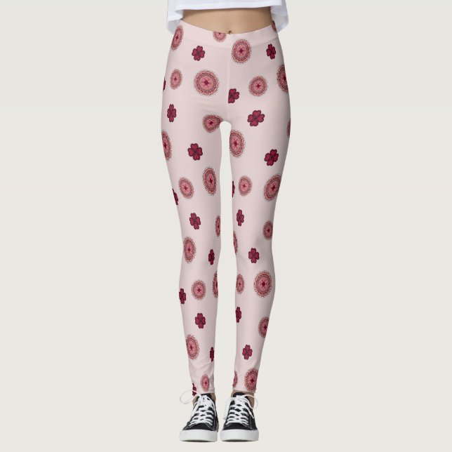Lacy Valentine's Day Leggings (Front)