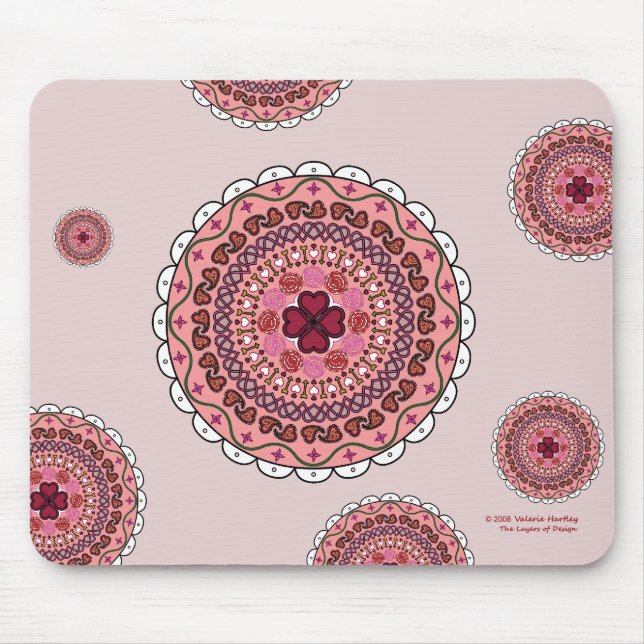 Lacy Valentine's Day Mousepad (Front)
