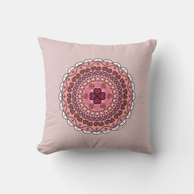Lacy Valentine's Day Pillow (Front)