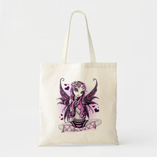 "Lacy" Valentine's Day Pink Heart Fairy Tote Bag