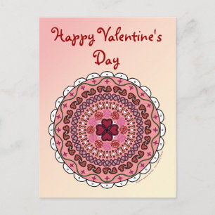 Lacy Valentine's Day Postcard