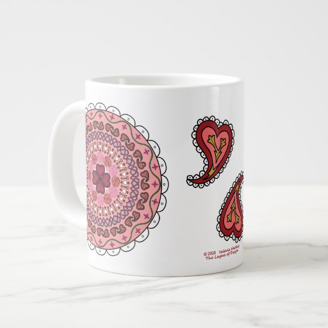 Lacy Valentine's Day Specialty Mug (Front Left)