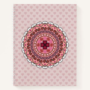 Lacy Valentine's Day Spiral Notebook