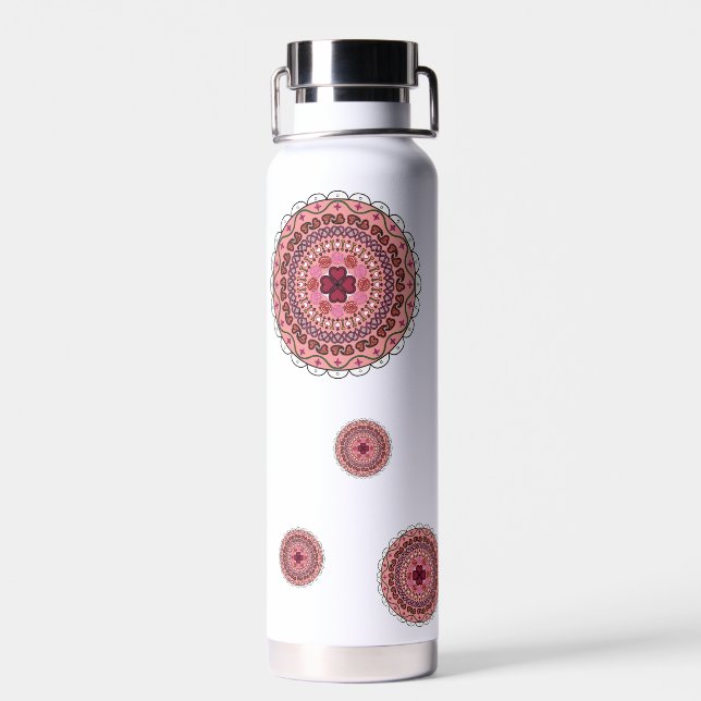 Lacy Valentine's Day Water Bottle (Back)