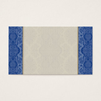 Lacy Vintage Floral in Medium Blue