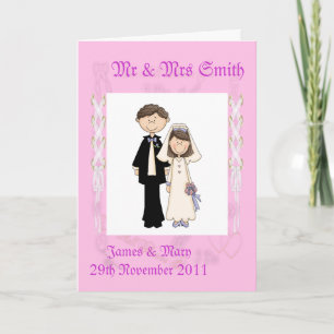Lacy Wedding Card