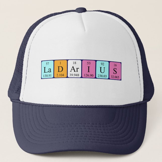 Ladarius periodic table name hat (Front)