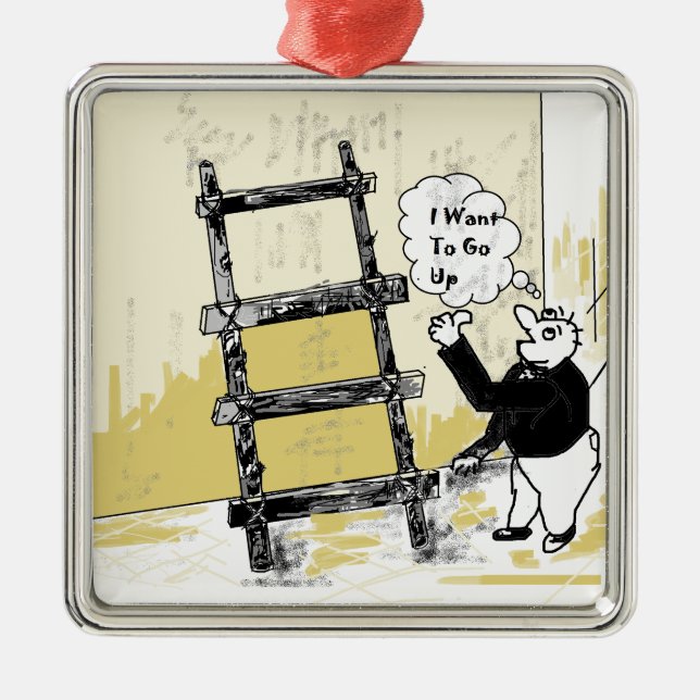 Ladder Metal Ornament (Front)