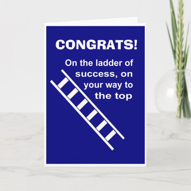 Ladder of success card (Front)