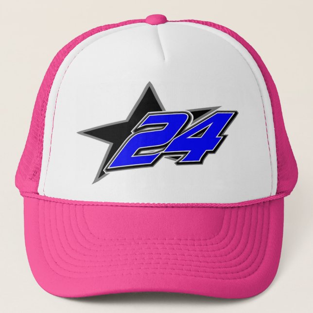 Ladies #24 Trucker Hat (Front)