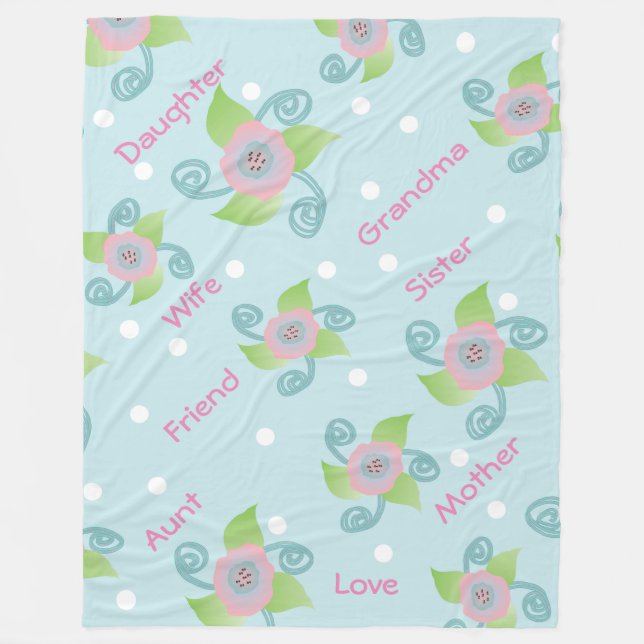 Ladies Are Fleece Blanket (Front)