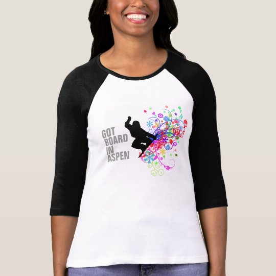 Ladies Aspen Snowboard tshirt