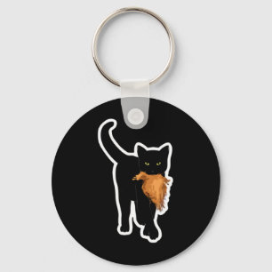 Ladies Cat Harris Wheimer 24 For President Electio Keychain