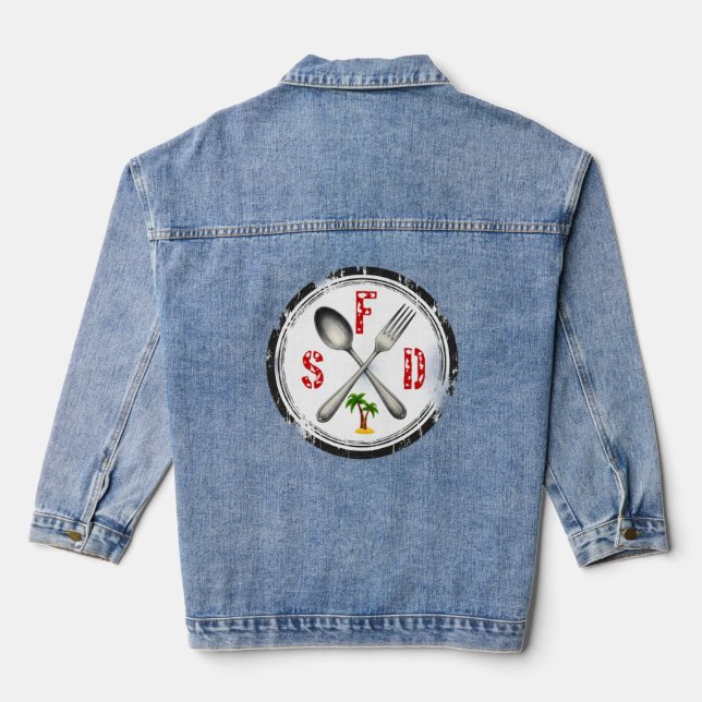Ladies Denim Jacket (Back)