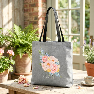 Ladies Elegant Floral Boho Cute Tote Bag