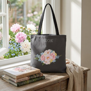 Ladies Elegant Floral Boho Cute Tote Bag