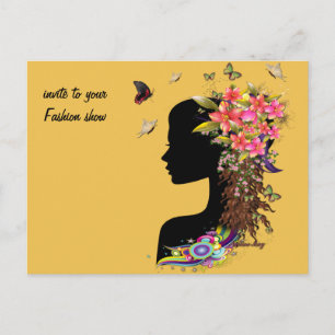 Ladies Fantasy Fashion Workshop Postcard