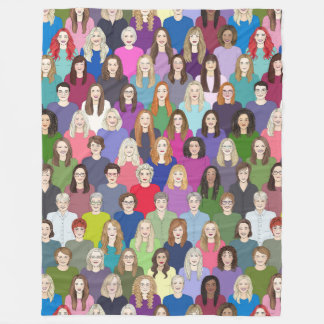 ladies & feminists fleece blanket