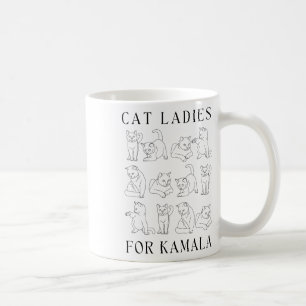 Ladies For Kamala Madam President For The People V Coffee Mug