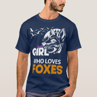 Ladies Girls Just a Girl who loves Foes Fo Love T-Shirt