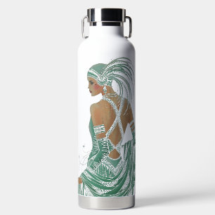 Ladies Going Green Eco Vintage Design Water Bottle