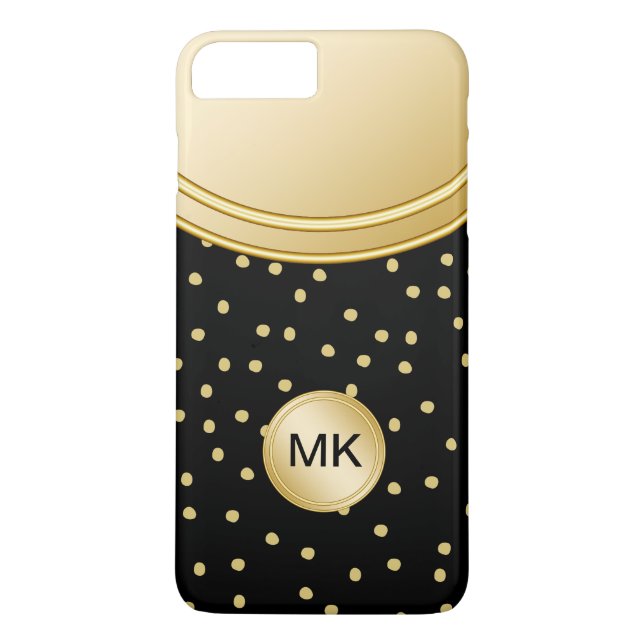Ladies Gold Professional Monogram Cases (Back)