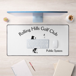 Ladies Golf Hole in One Public or Personal  Desk Mat