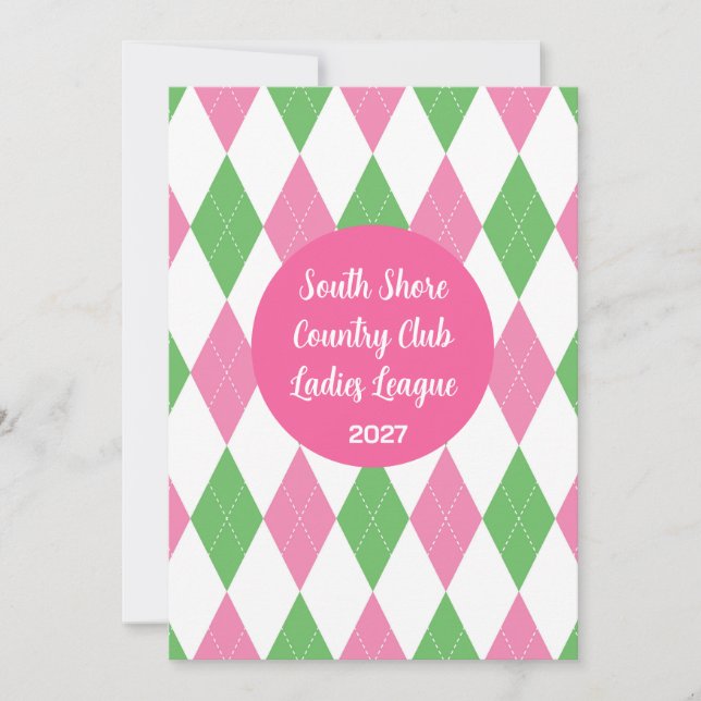 Ladies Golf League Invitation (Front)