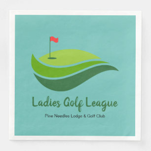 Ladies Golf League Party Dinner Napkin