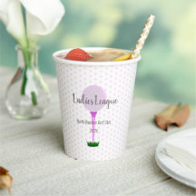 Ladies Golf League Party Paper Cup