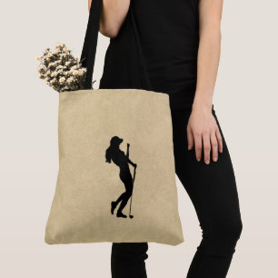 Ladies Golf Leather Look Tote Bag