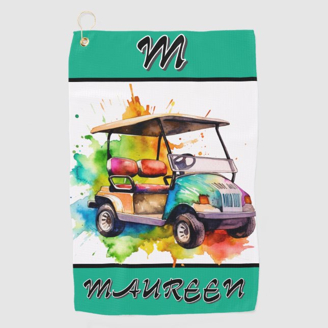 Ladies Golf Towel Customized (Front)