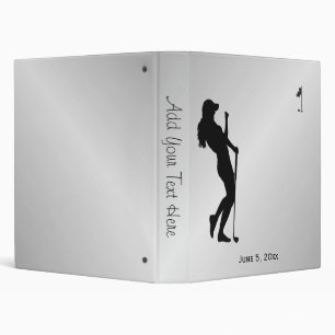 Ladies Golfer Personal Binder