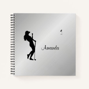 Ladies Golfer Personal Notebook