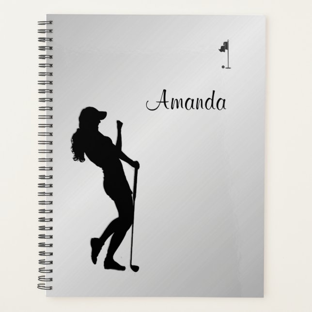 Ladies Golfer Personal  Planner (Front)